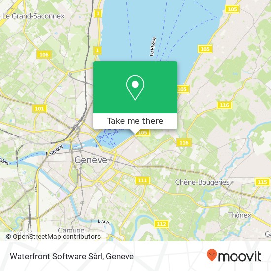 Waterfront Software Sàrl Karte