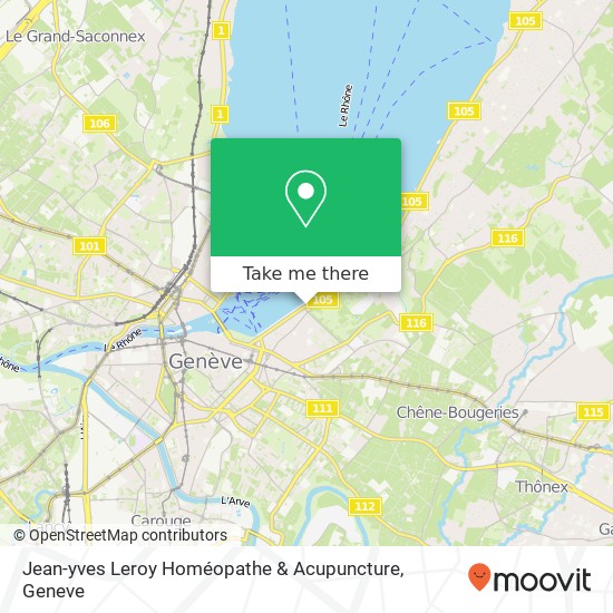 Jean-yves Leroy Homéopathe & Acupuncture map