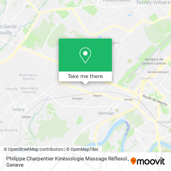 Philippe Charpentier Kinésiologie Massage Réflexol. map