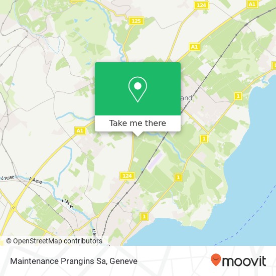 Maintenance Prangins Sa map