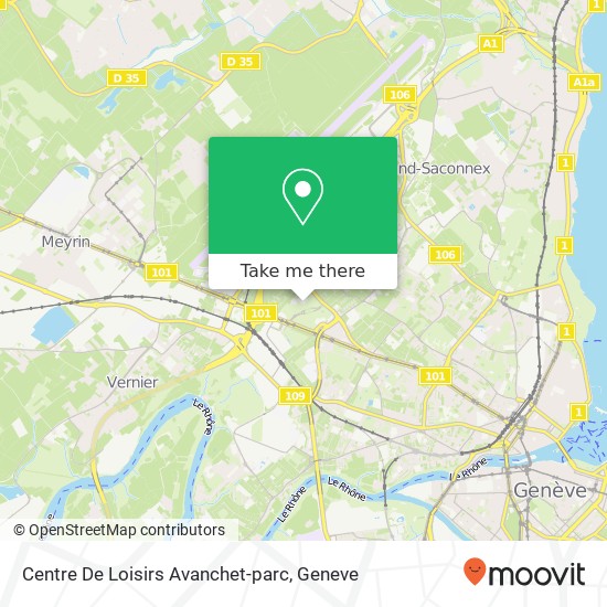 Centre De Loisirs Avanchet-parc map