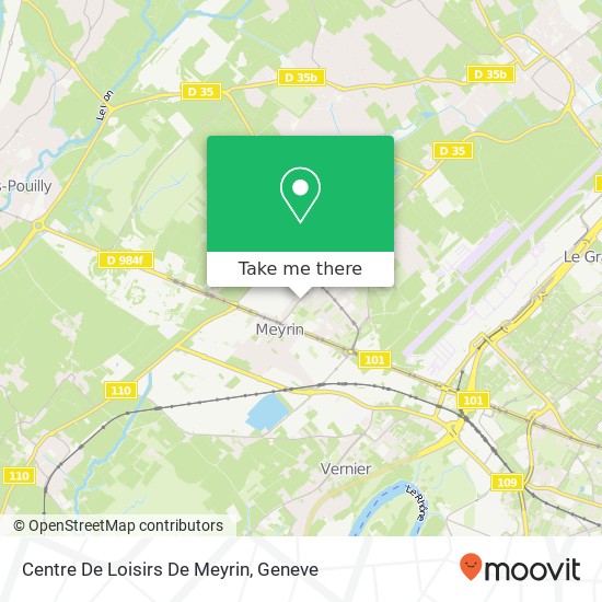 Centre De Loisirs De Meyrin map