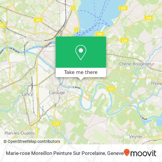 Marie-rose Moreillon Peinture Sur Porcelaine map