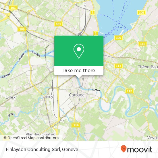 Finlayson Consulting Sàrl map