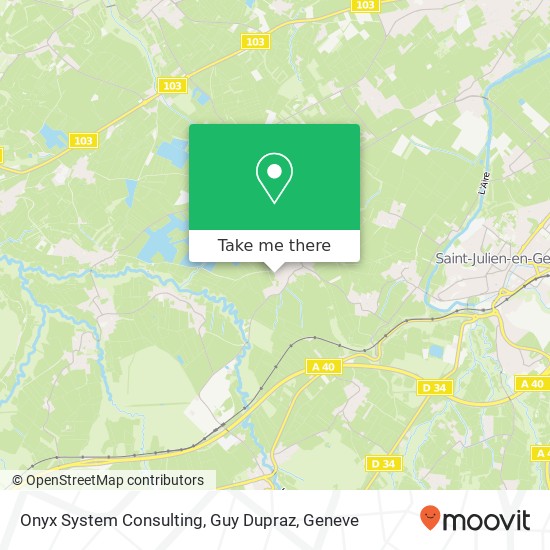 Onyx System Consulting, Guy Dupraz map