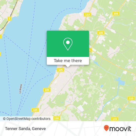 Tenner Sanda map