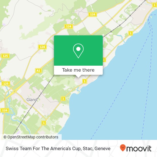 Swiss Team For The America's Cup, Stac map