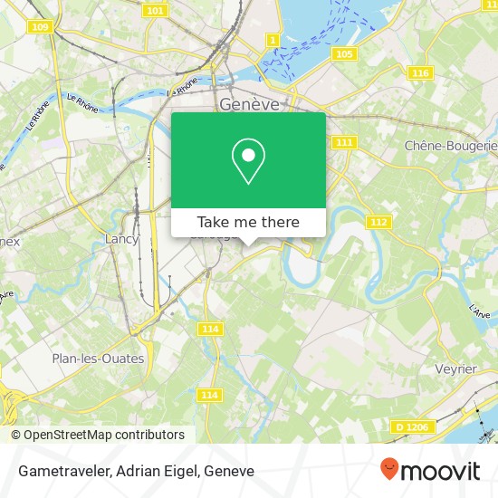 Gametraveler, Adrian Eigel Karte