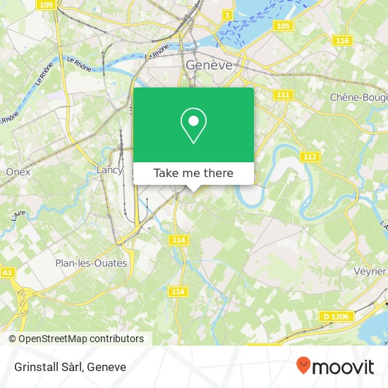 Grinstall Sàrl map