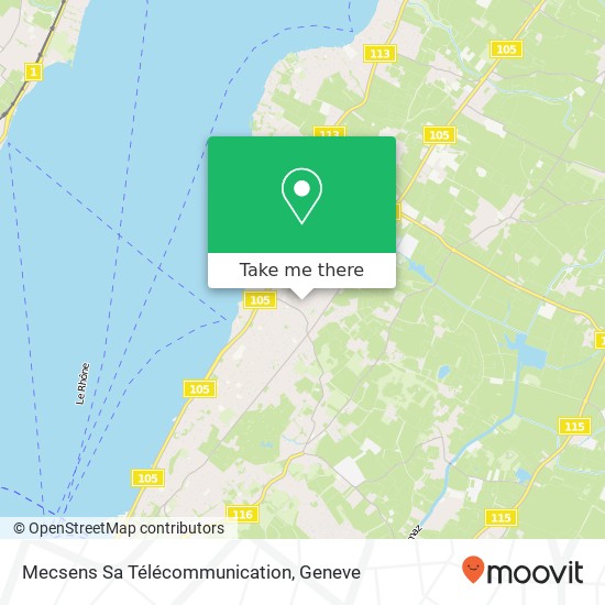 Mecsens Sa Télécommunication Karte