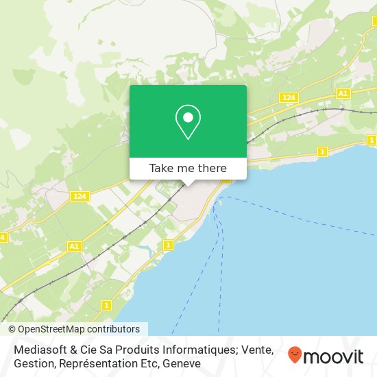 Mediasoft & Cie Sa Produits Informatiques; Vente, Gestion, Représentation Etc map