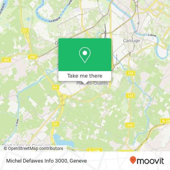 Michel Defawes Info 3000 map