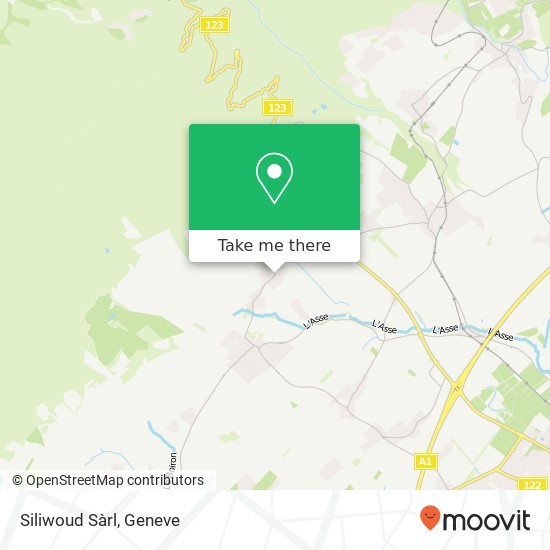 Siliwoud Sàrl map