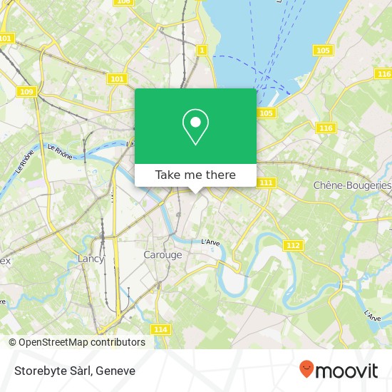 Storebyte Sàrl map