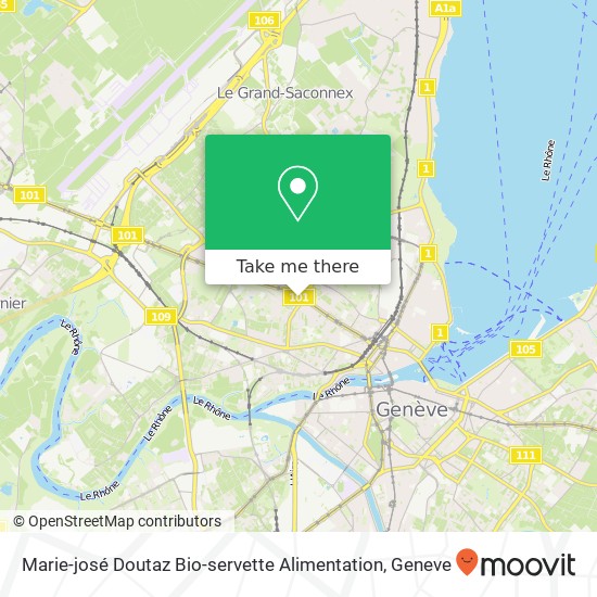 Marie-josé Doutaz Bio-servette Alimentation map