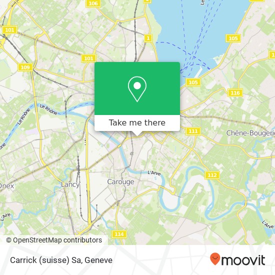 Carrick (suisse) Sa map