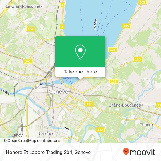 Honore Et Labore Trading Sàrl map