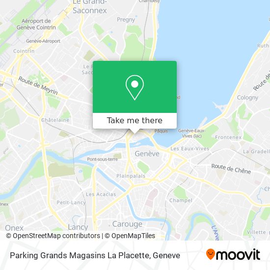 Parking Grands Magasins La Placette map