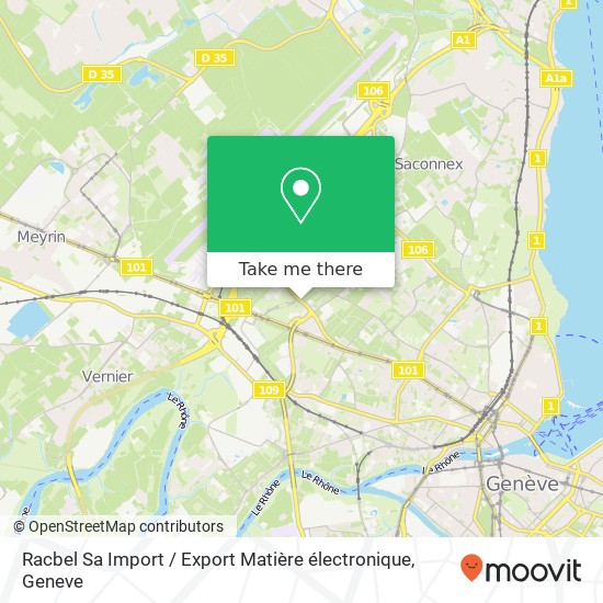 Racbel Sa Import / Export Matière électronique Karte