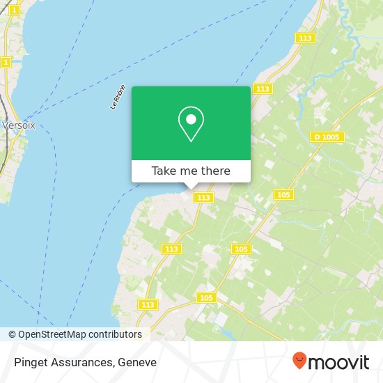 Pinget Assurances map