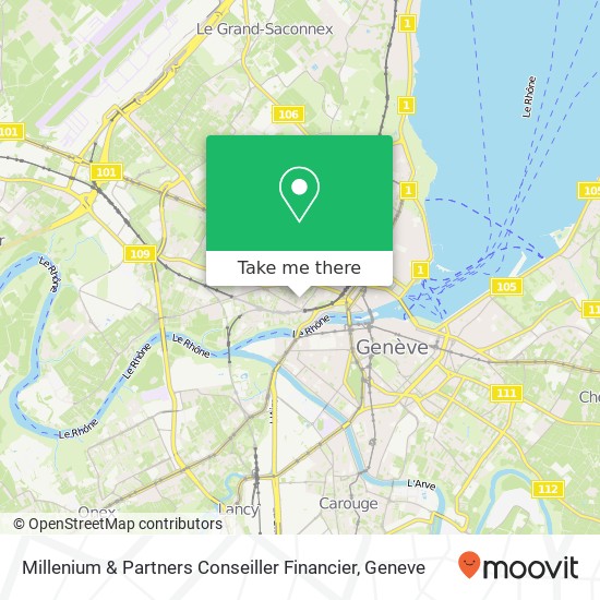 Millenium & Partners Conseiller Financier map