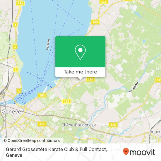 Gérard Grossetête Karaté Club & Full Contact Karte