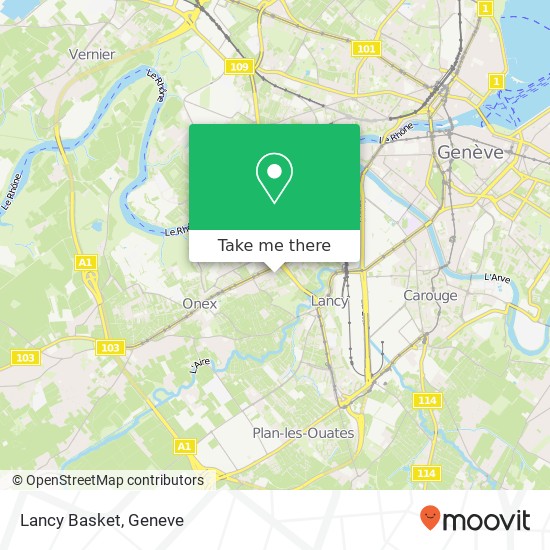 Lancy Basket map