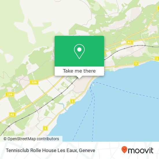 Tennisclub Rolle House Les Eaux map