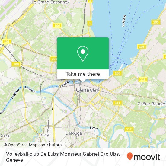 Volleyball-club De L'ubs Monsieur Gabriel C / o Ubs map