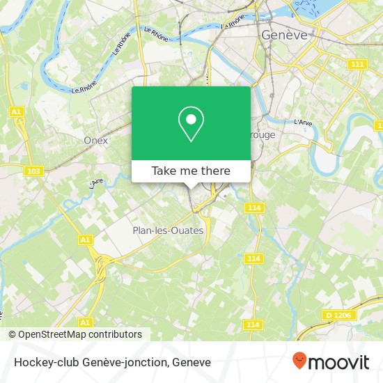 Hockey-club Genève-jonction map