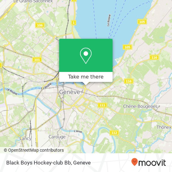 Black Boys Hockey-club Bb map