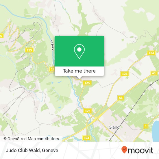 Judo Club Wald map
