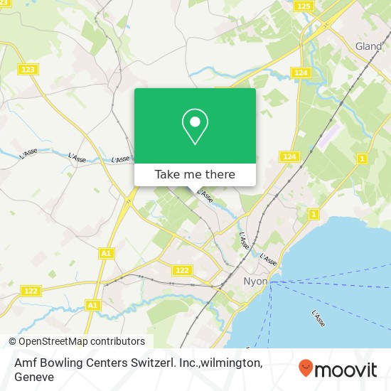 Amf Bowling Centers Switzerl. Inc.,wilmington map