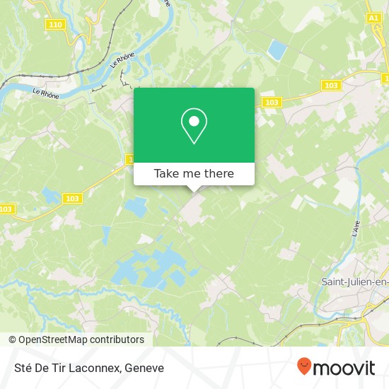 Sté De Tir Laconnex map