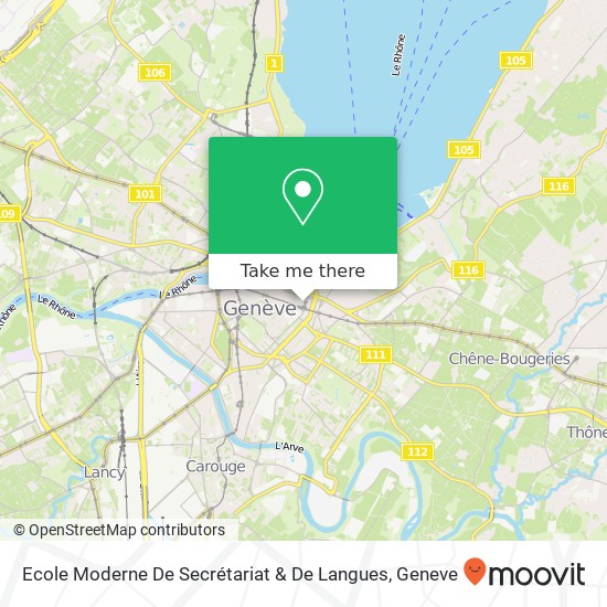 Ecole Moderne De Secrétariat & De Langues map