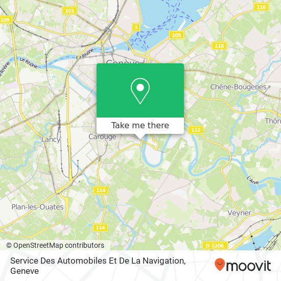 Service Des Automobiles Et De La Navigation map