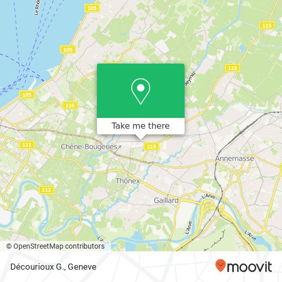 Décourioux G. map
