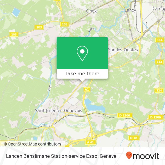 Lahcen Benslimane Station-service Esso map