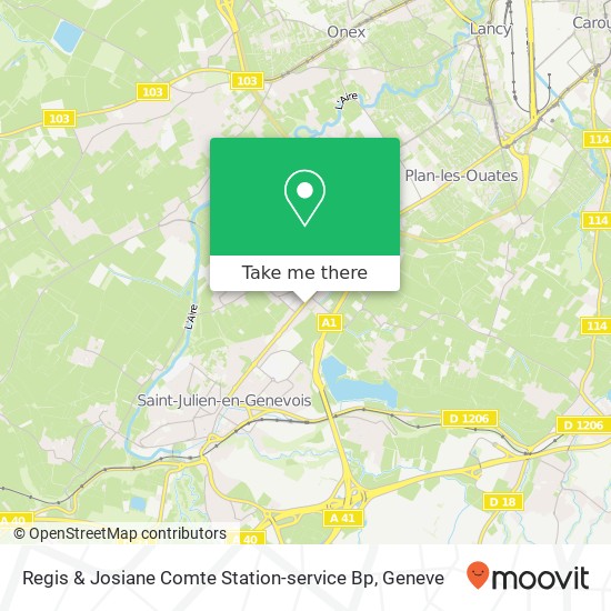 Regis & Josiane Comte Station-service Bp map