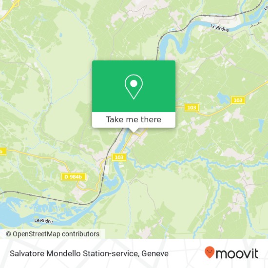Salvatore Mondello Station-service map