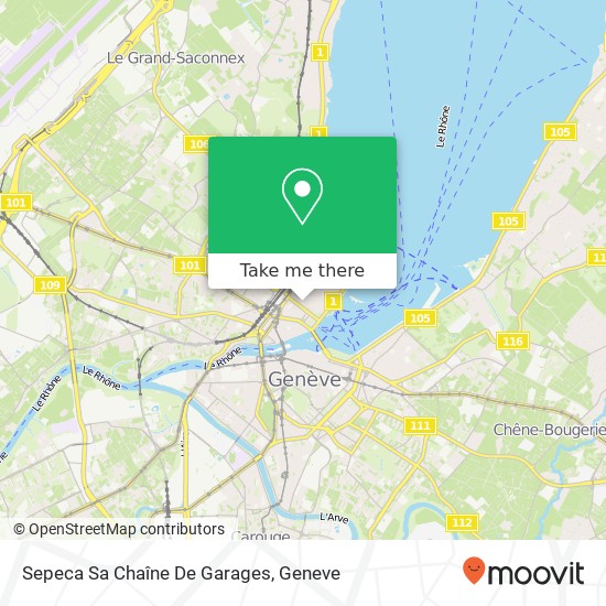 Sepeca Sa Chaîne De Garages map