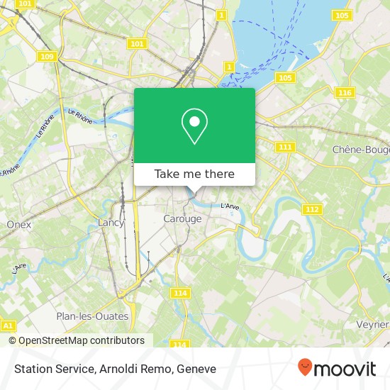 Station Service, Arnoldi Remo map