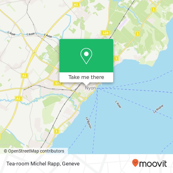 Tea-room Michel Rapp map