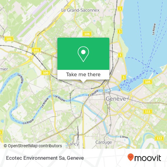 Ecotec Environnement Sa map