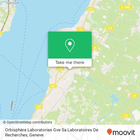 Orbisphère Laboratories Gve Sa Laboratoires De Recherches map