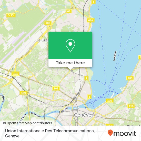 Union Internationale Des Telecommunications map