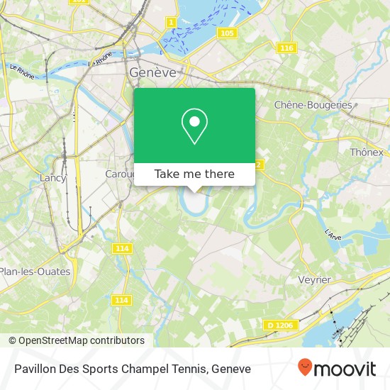 Pavillon Des Sports Champel Tennis Karte