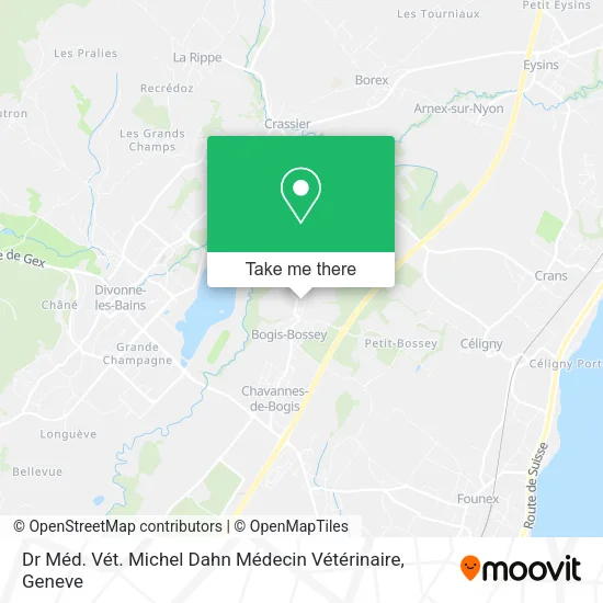 Dr Méd. Vét. Michel Dahn Médecin Vétérinaire map