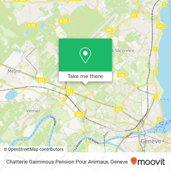 Chatterie Gaiminous Pension Pour Animaux map