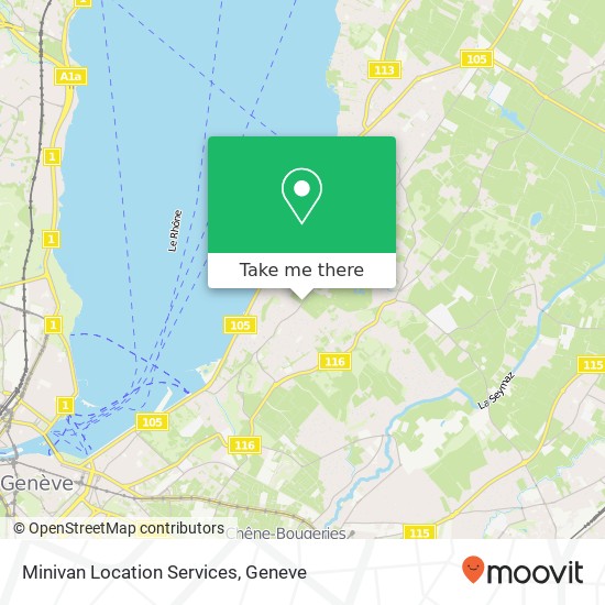 Minivan Location Services Karte